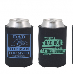 Promotional Material Fathers Day stubby holders